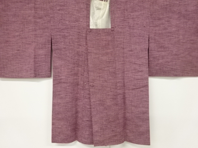 アンティーク　手織り紬道行コート